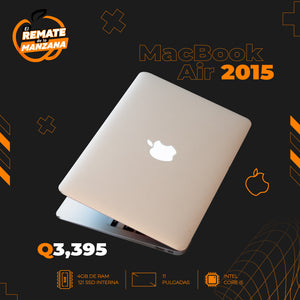 MacBook Air 2015 11 pulgadas Core i5 4gb 121SSD